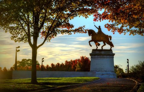 King Louis Statue in St. Louis, Missouri