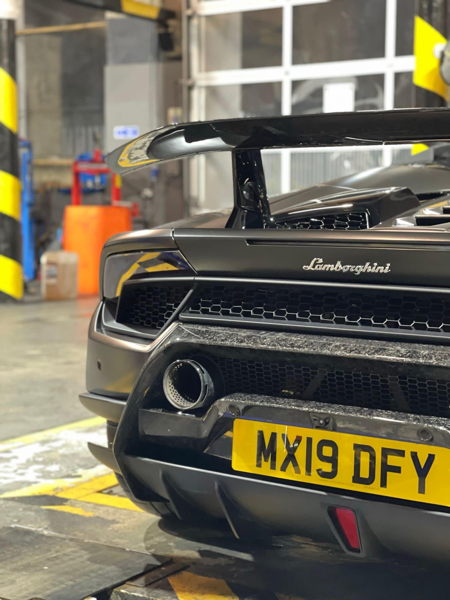 Lamborghini Huracan Rear View