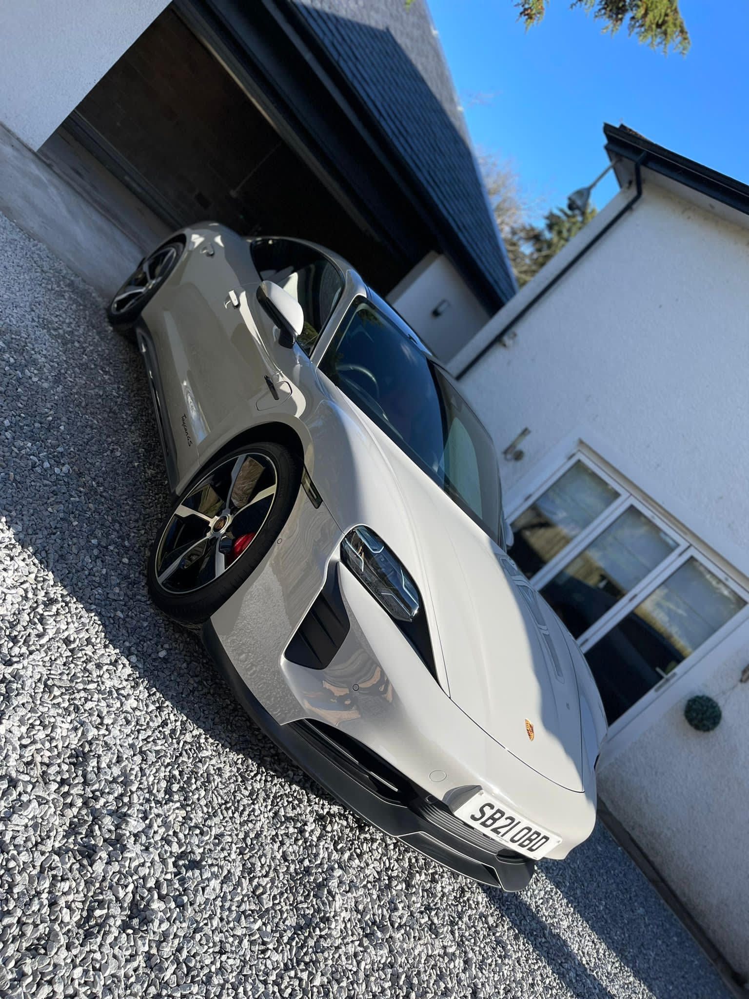 Porsche Taycan Deep clean Result