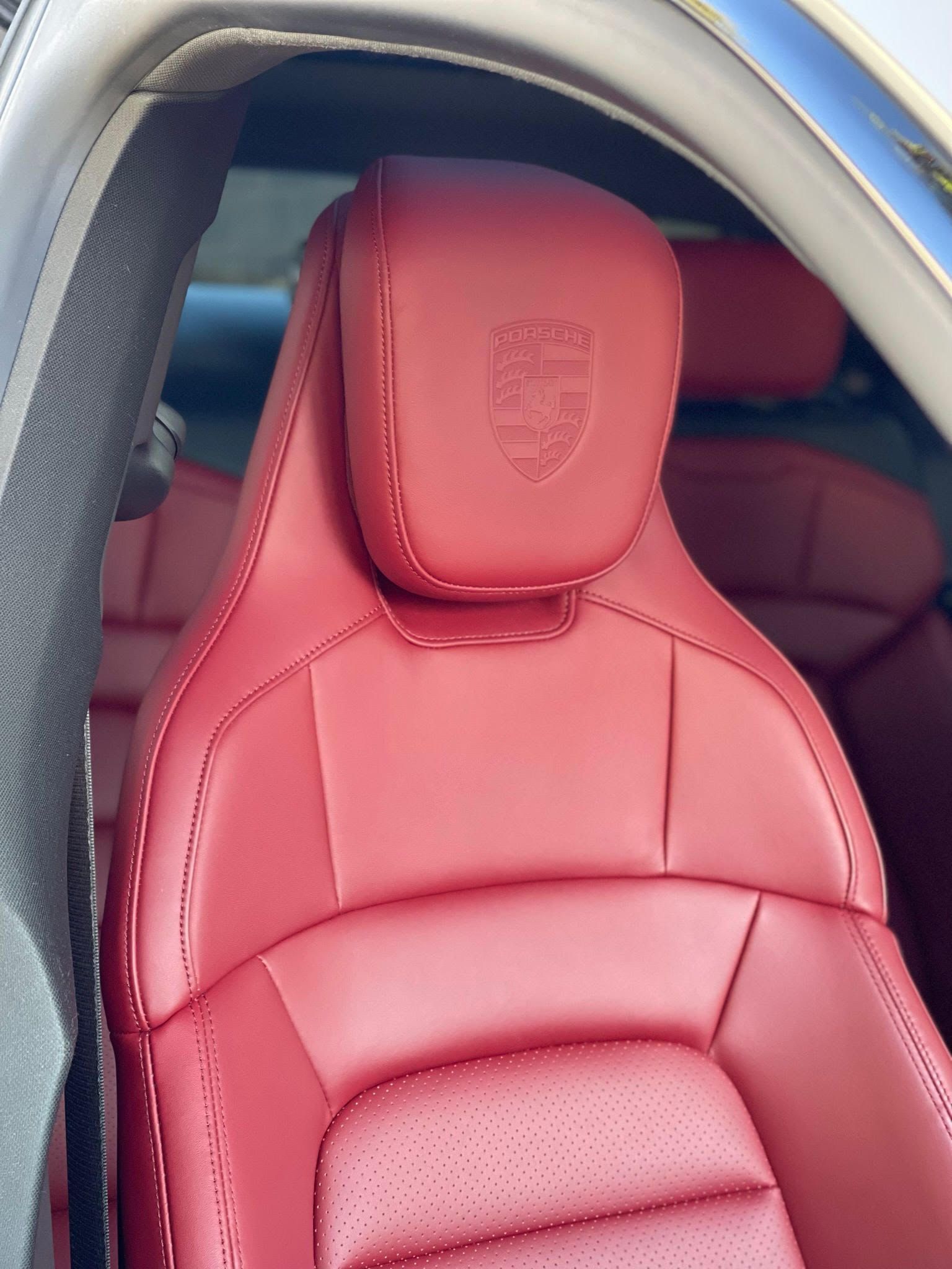 Porsche Taycan interior Deep clean Glasgow