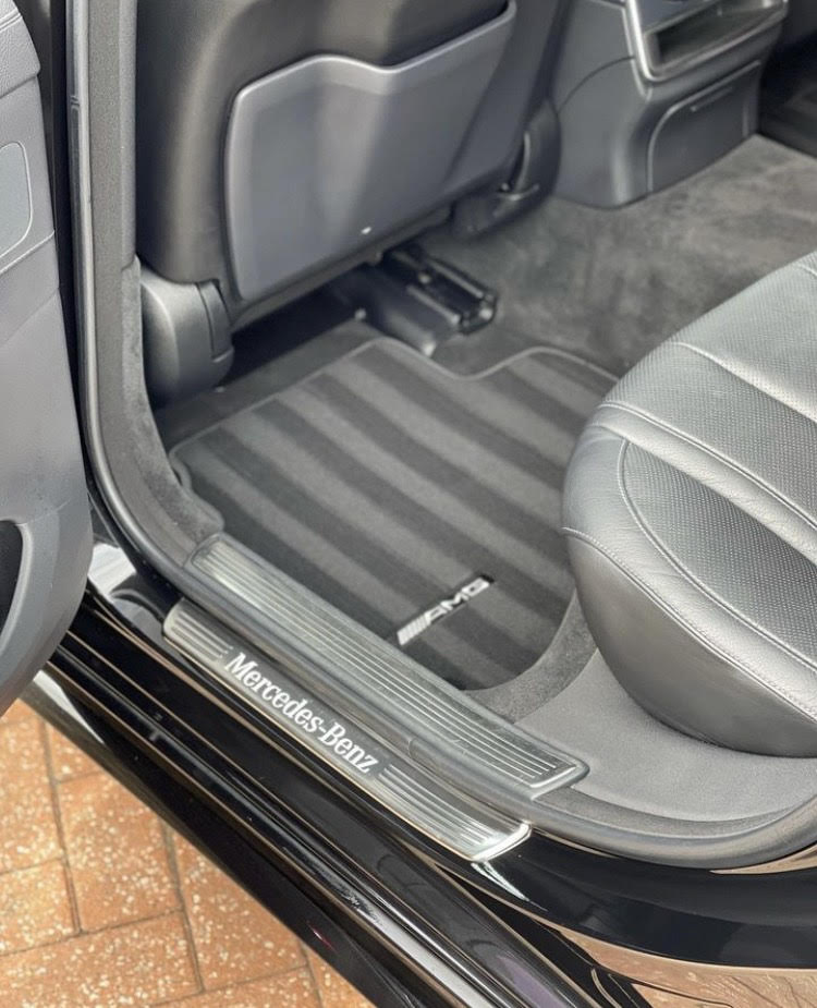Executive car  interior finish detailing