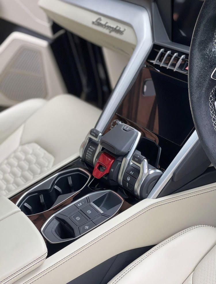 Lamborghini interior cleaned