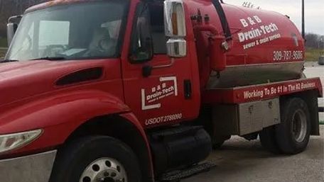 Red Truck — Milan, IL — B & B Drain-Tech