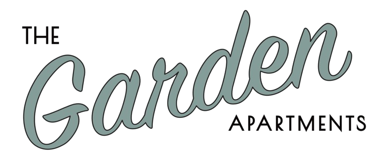 The Garden Apartments logo.