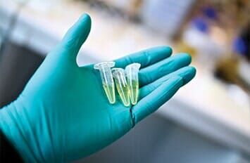 Doctor holding sample specimen -  Drug testing in Highland, IN