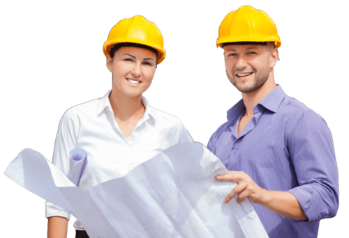 Man and Woman Smiling