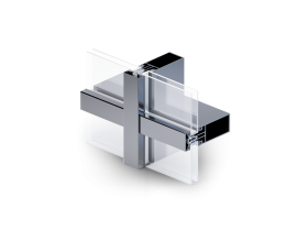 Sembra una croce con un sacco di vetro sopra.