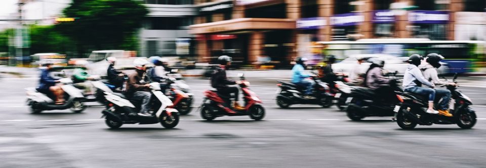 scooter su strada
