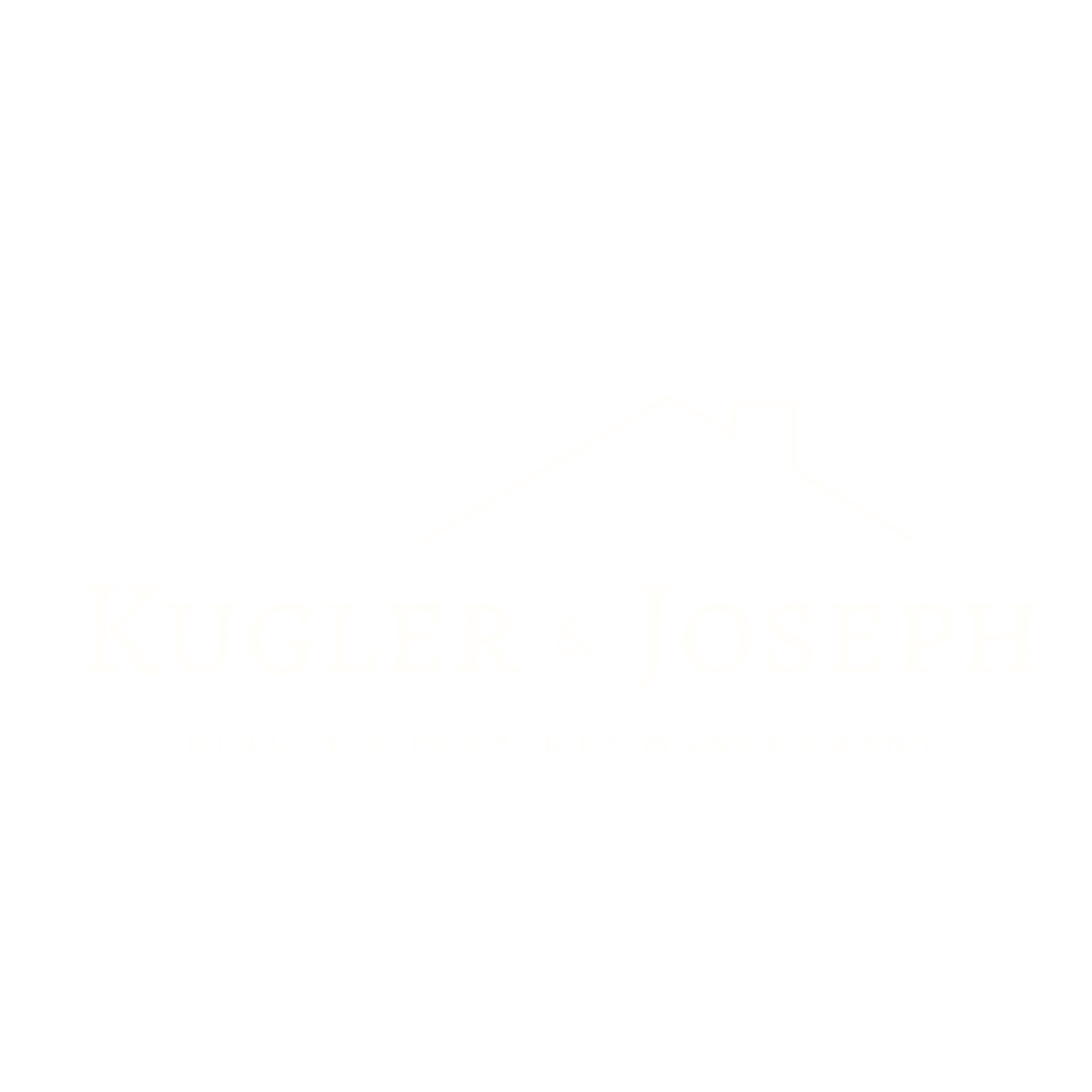 Kugler and Joseph Logo - footer, go to homepage