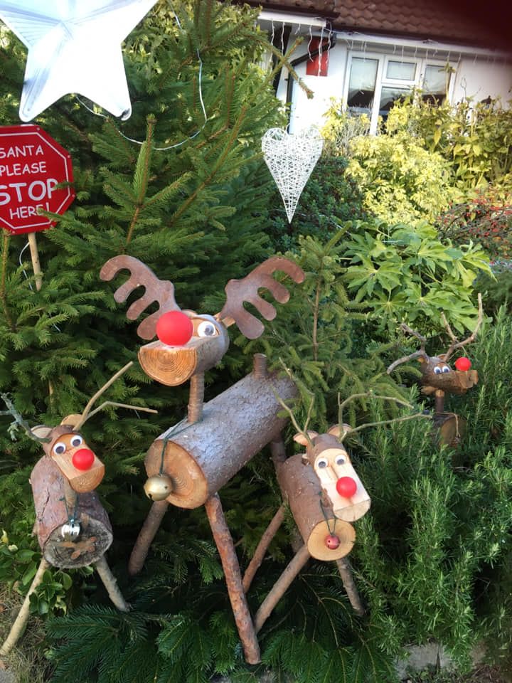 wooden reindeers for sale