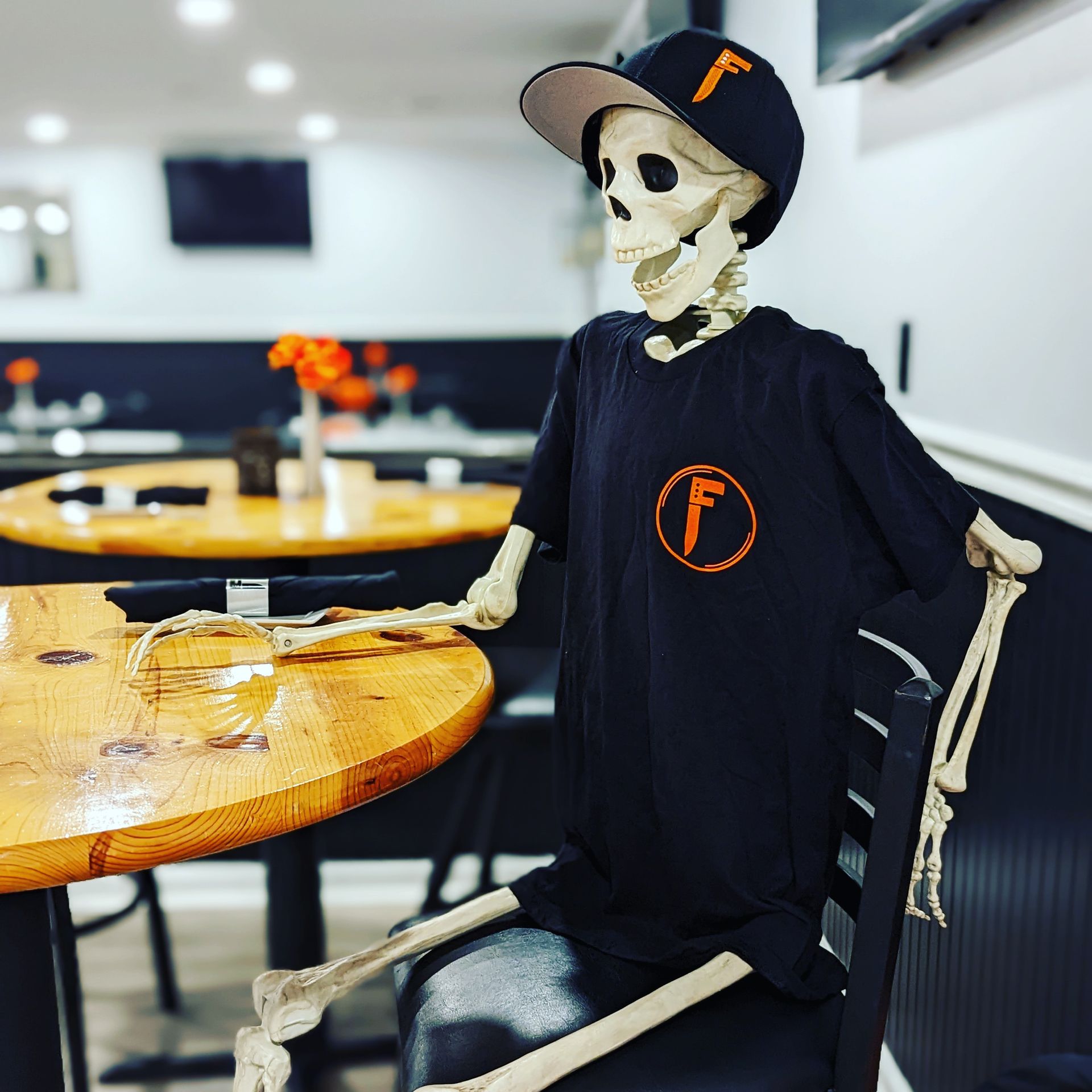 Skeleton With Shirt On The Table | North East, MD | Forge Southern Comfort