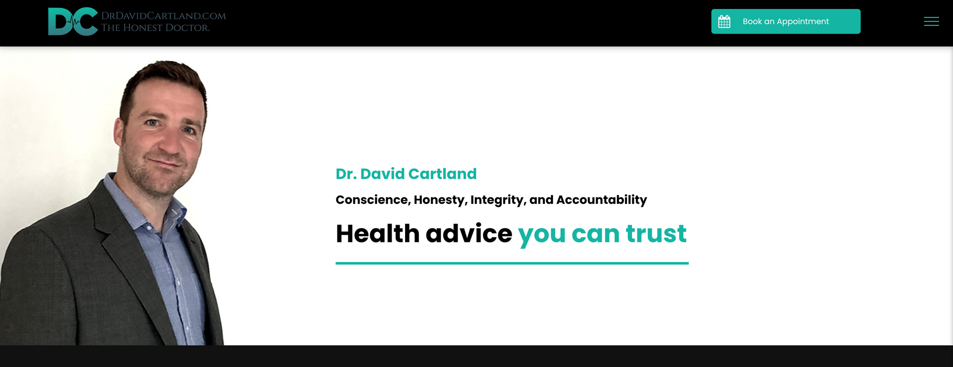 Book Appointment | Dr David Cartland | UK, EU, USA & CA