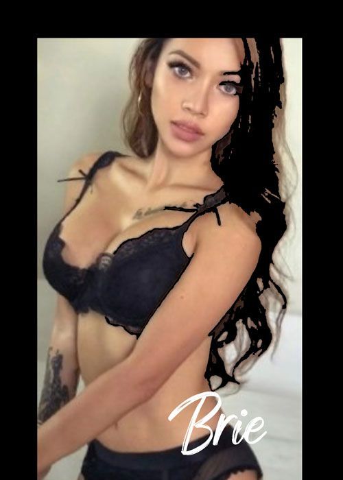 A picture of a woman with the name brie on it