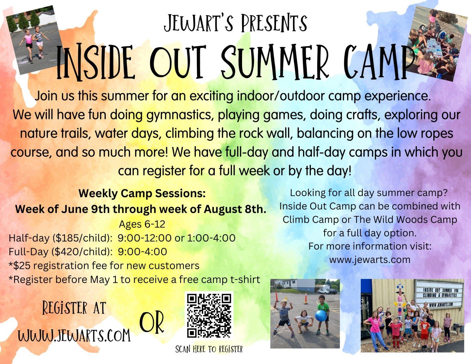 Summer camp flyer: 