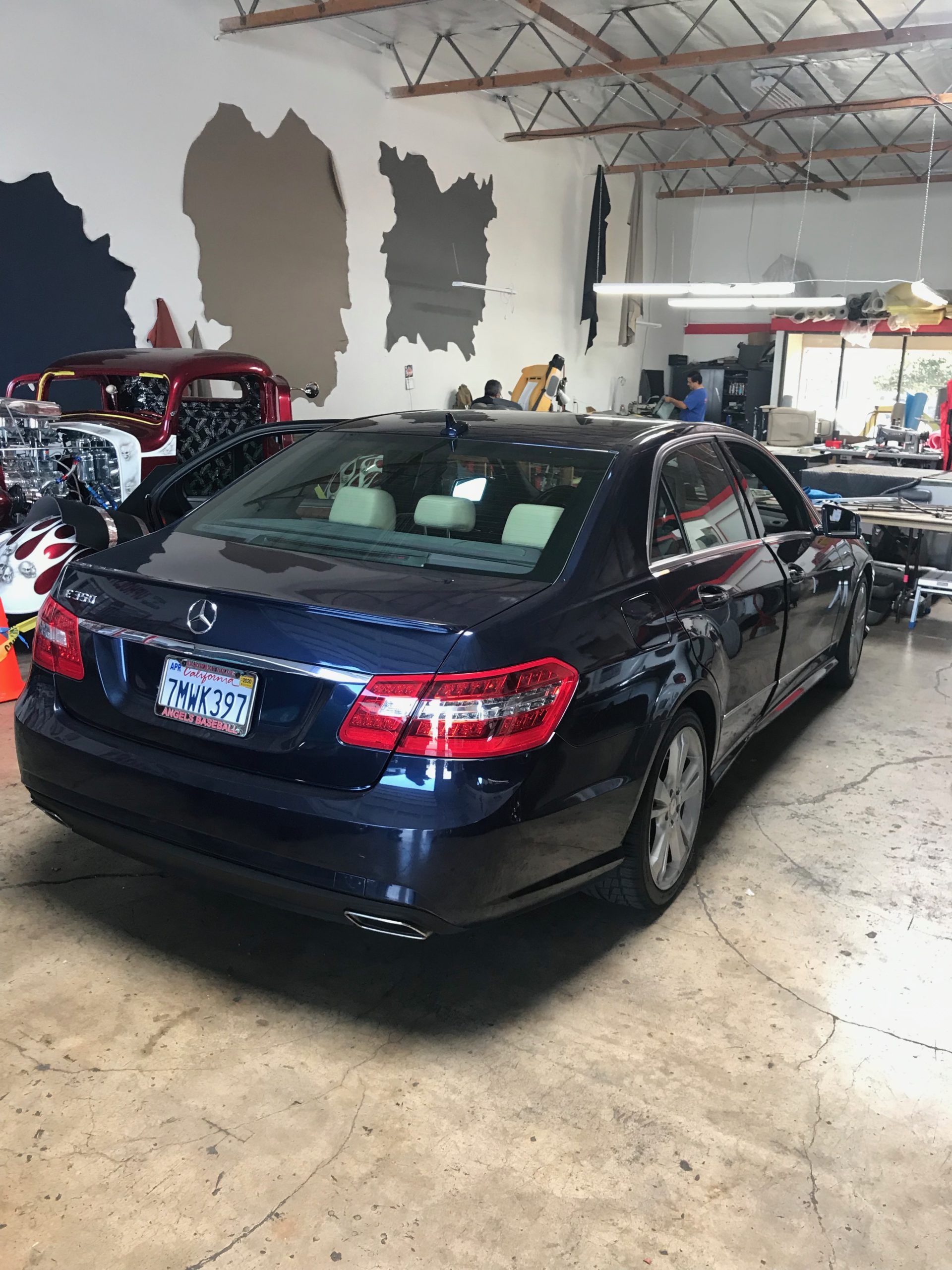 Back View of the Black Car — Orange County, CA — Expert Auto Glass Tiny & Upholstery