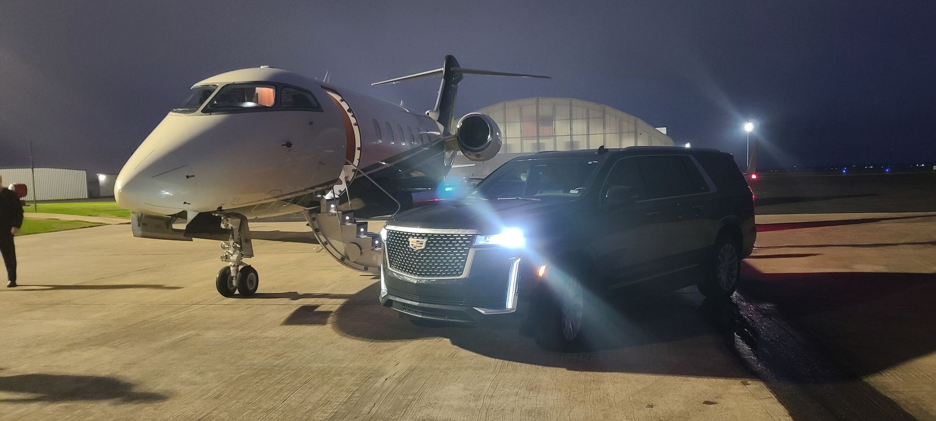 Chauffeured Cadillac SUV service Plano TX