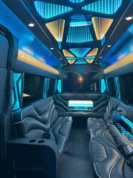 Interior of Mercedes Sprinter