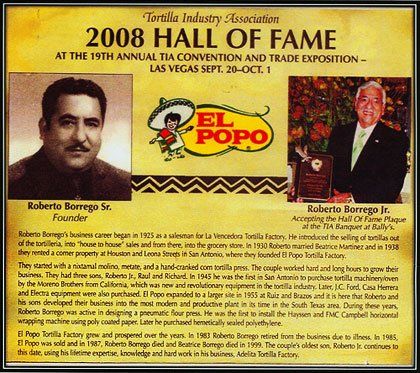 Chicken Tamales — 2008  Hall Of Fame in San Antonio, TX