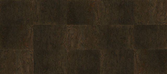 Eine Nahaufnahme eines dunkelbraunen Holzbodens.