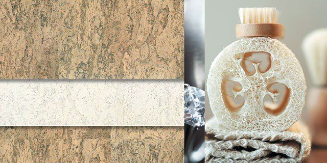 Ein Bild einer Seifenflasche neben einem Bild eines Schwamms.