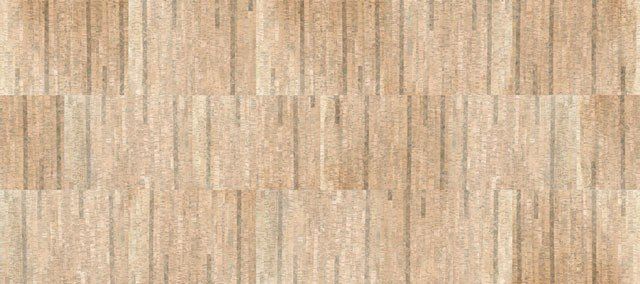 Eine Nahaufnahme eines Holzbodens mit Streifenmuster.