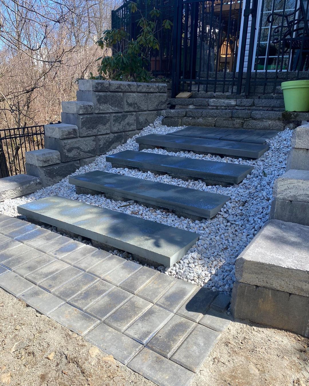 Masonry Project Finished - North Caldwell, NJ - Encore Construction