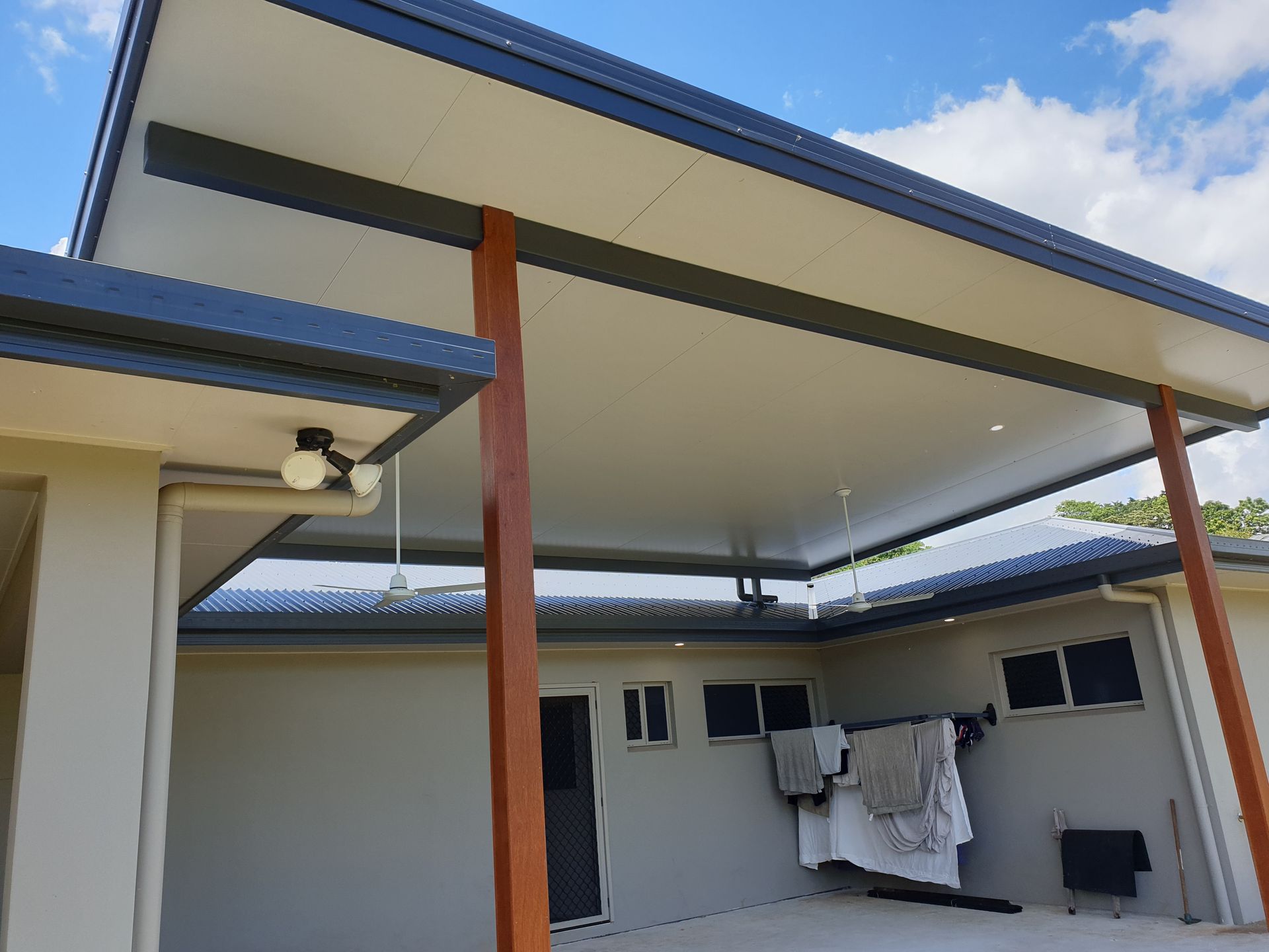 Outside Patio— A & B Lattice World & Patios in Bungalow, QLD