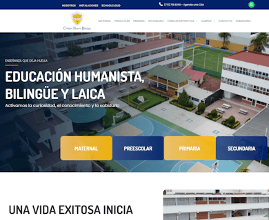 Colegio Nuevo Hidalgo web site