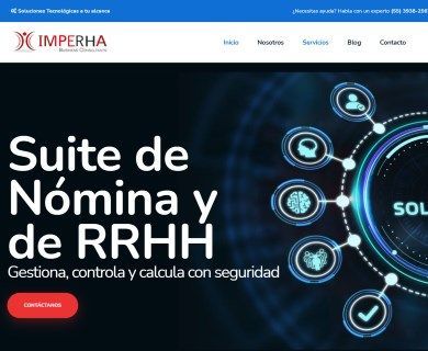 Imperha home page