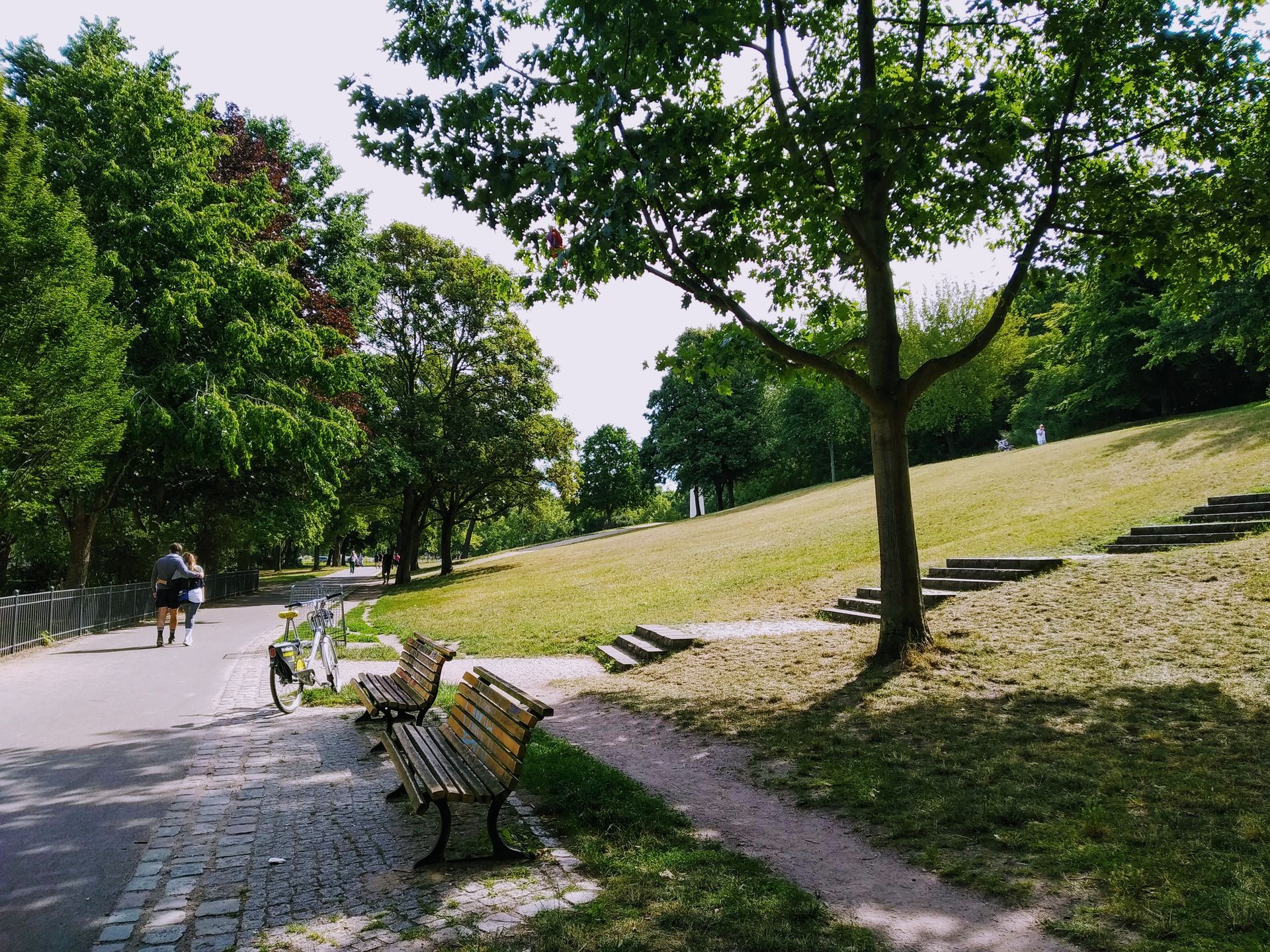 Weg im Volkspark Friedrichshain