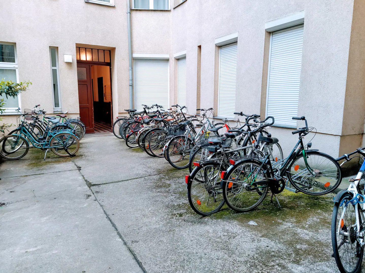 Bike storage area
