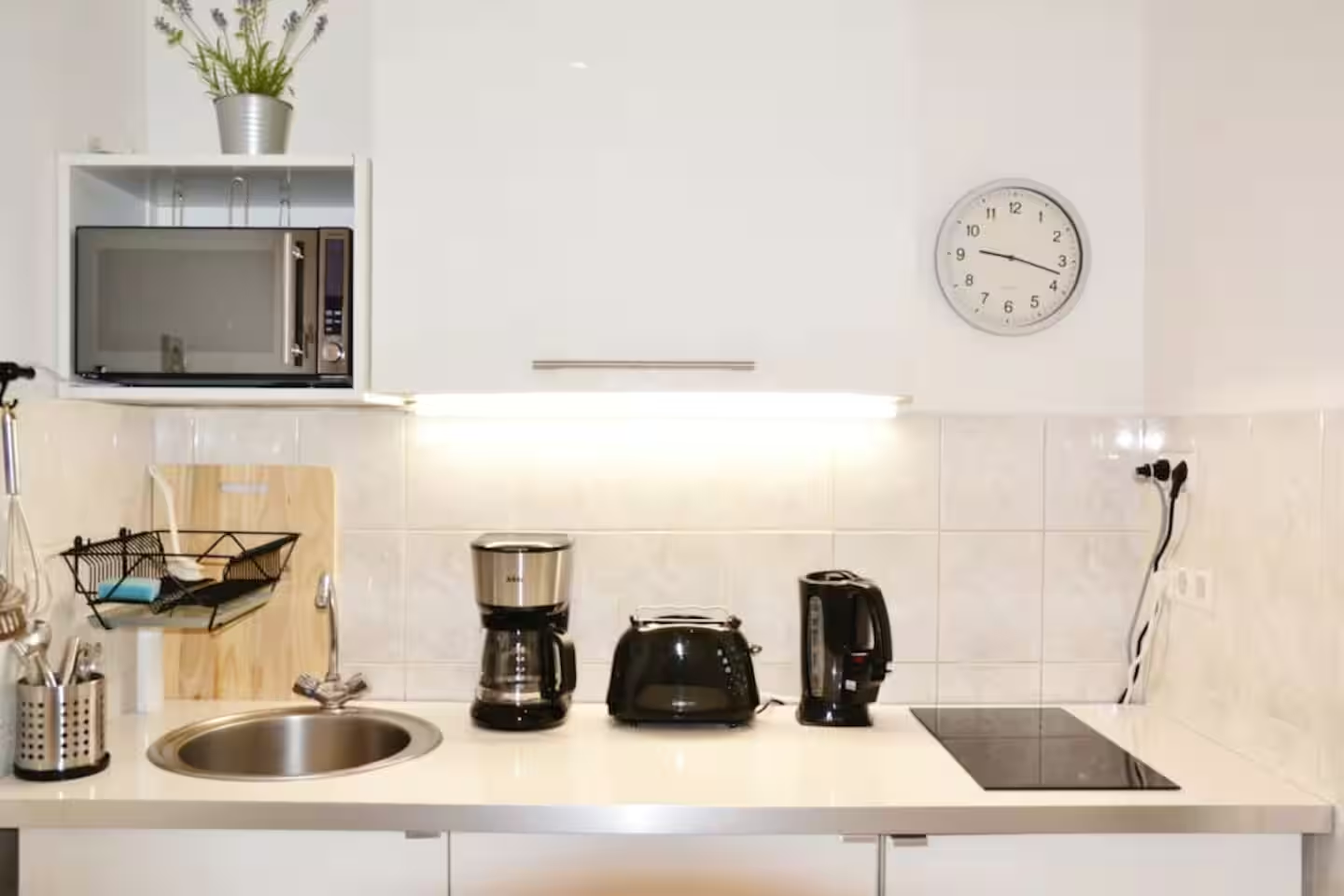 Couch in the bedroom of our holiday apartment on Dunckerstraße in Berlin Prenzlauer Berg