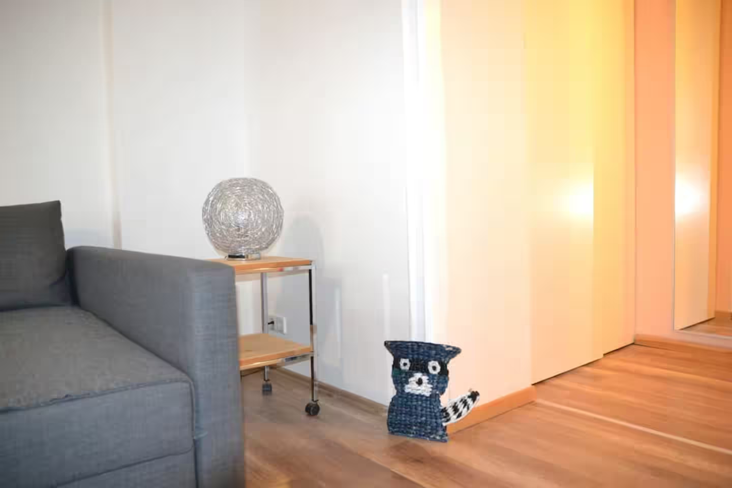 View of the couch of our holiday rental