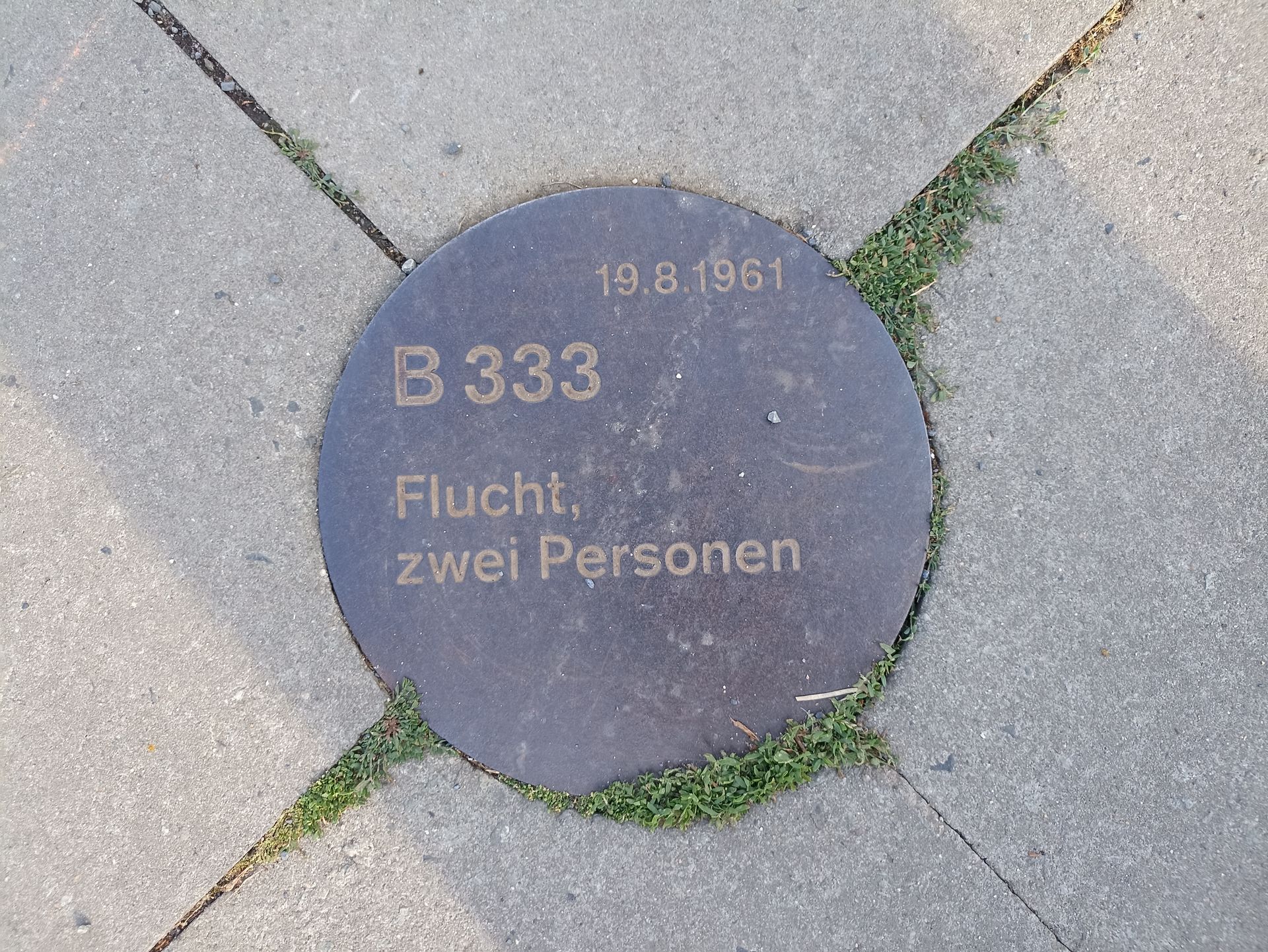 Kennzeichnung Berliner Mauer Prenzlauer Berg