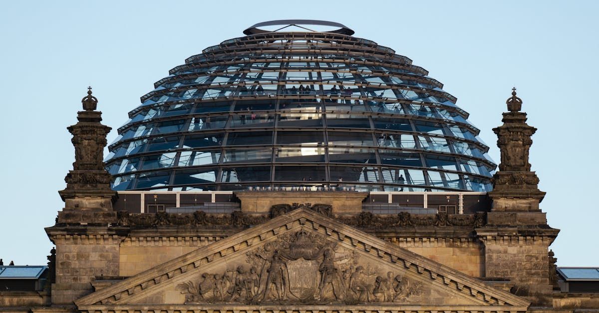 Glas Dome of the Reichstag in Berlin