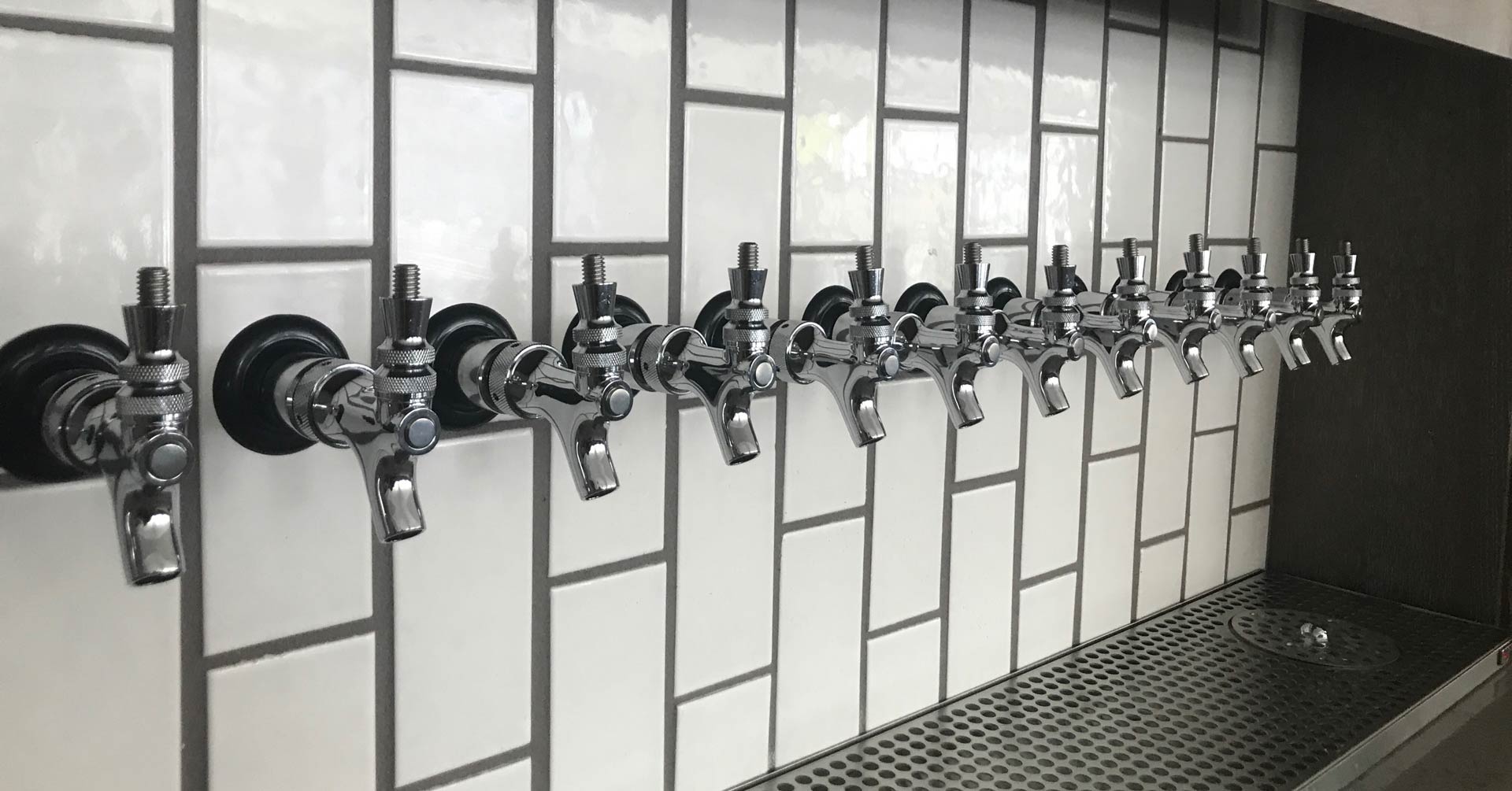 Wall Mounted Beer Tap Installation