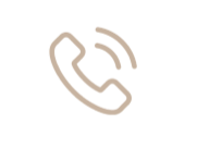 Un combiné téléphonique beige avec des ondes sonores indiquant un appel entrant.