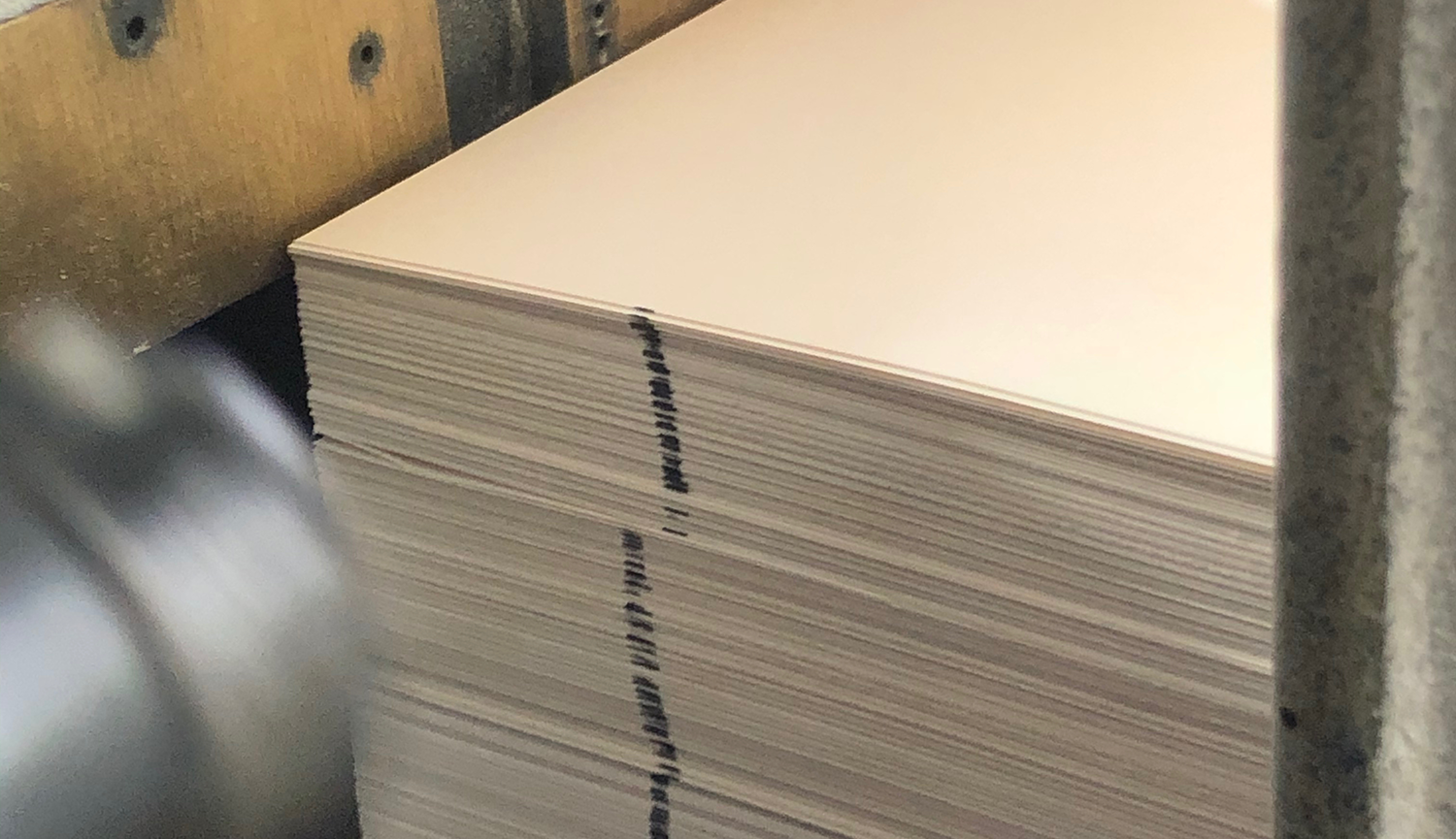 Paper on press
