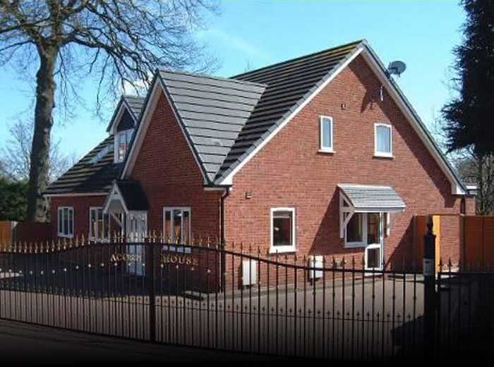 New build detached house with gated drive