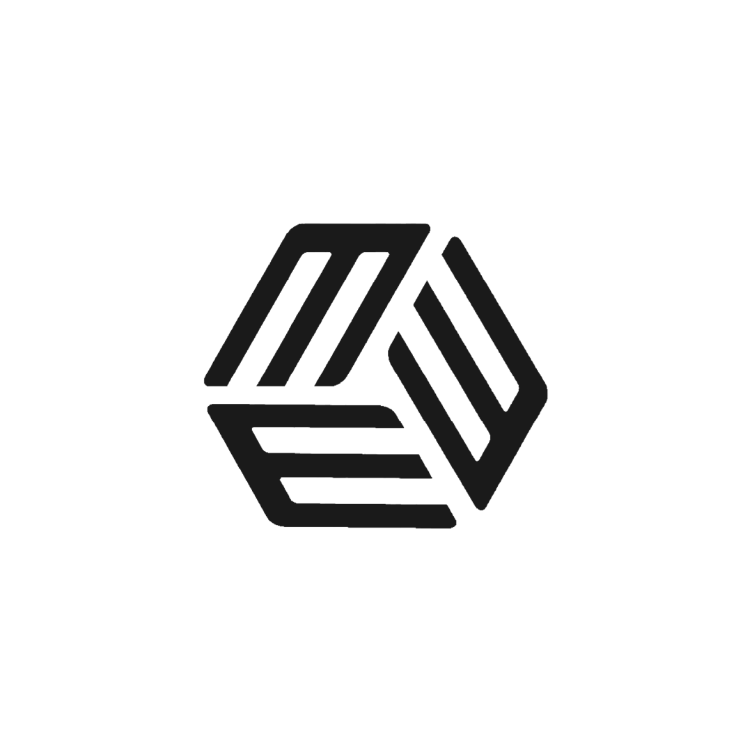 Hexagonal logo: Intertwined