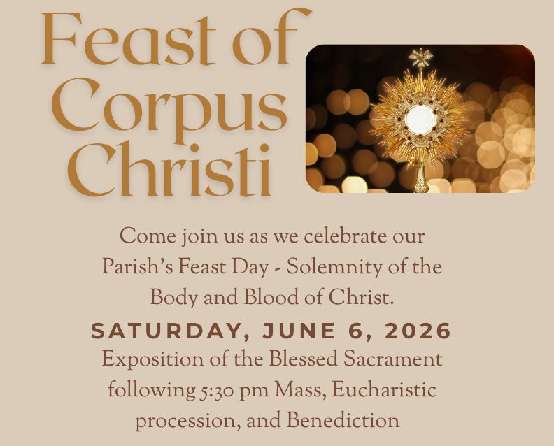 Feast of the Most Holy Body and Blood of Christ