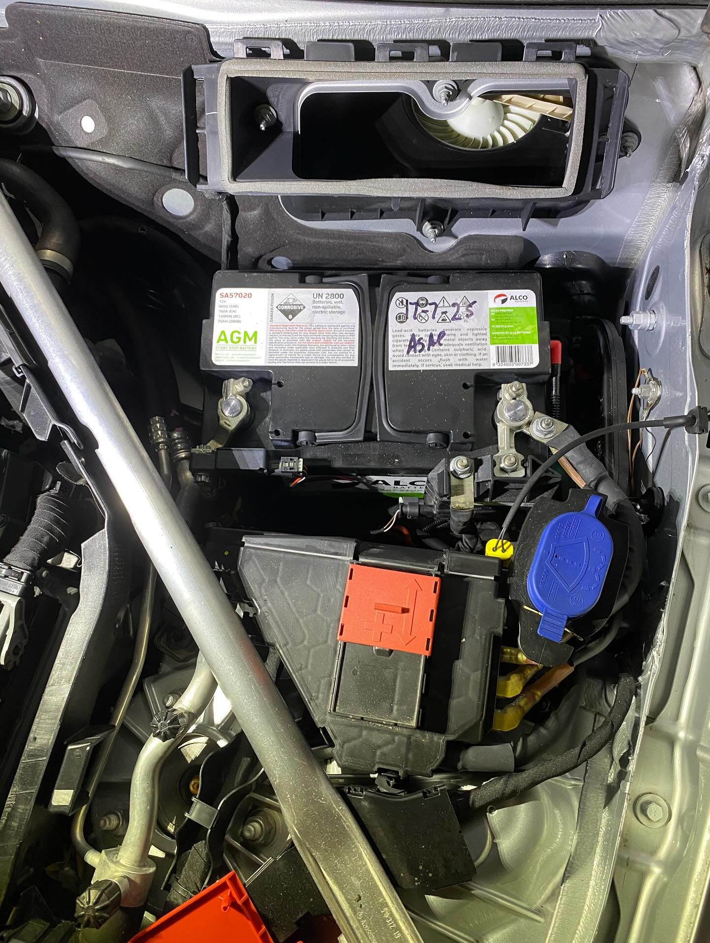 Engine Compartment With Multiple Black Electronic Boxes — ASAP Batteries & Breakdowns in Burleigh Heads, QLD