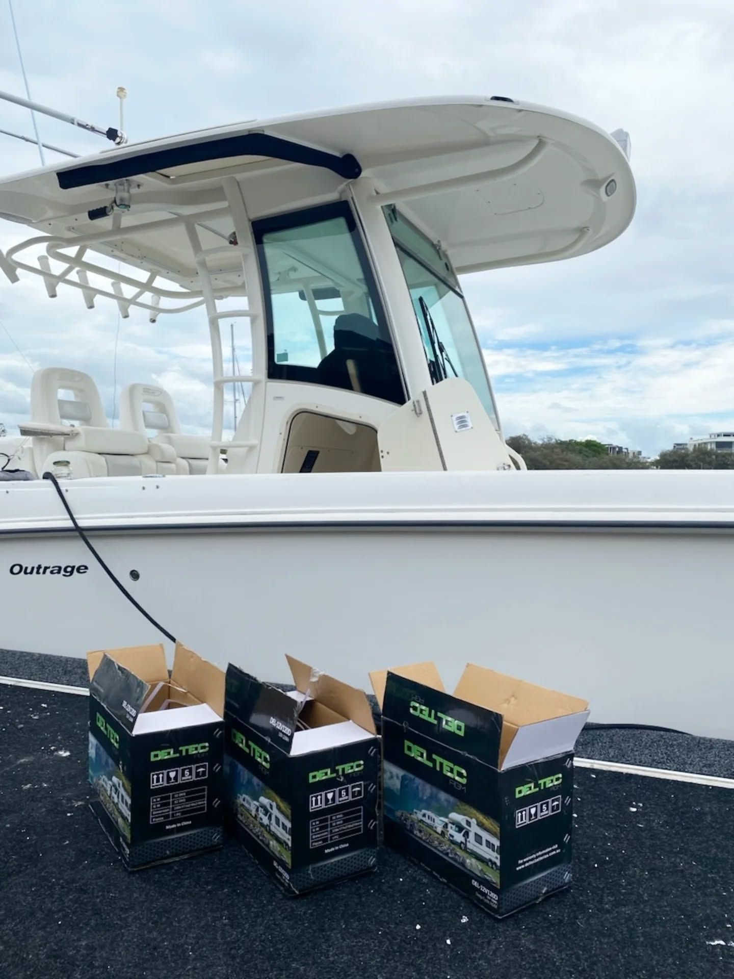 White Refrigerated Truck Parked — ASAP Batteries & Breakdowns in Burleigh Heads, QLD