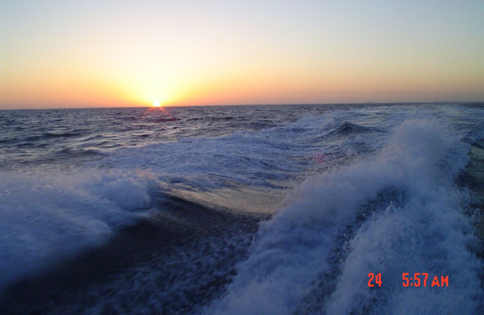 A picture of sunrise in the ocean — Gregor Marine — Largo, FL