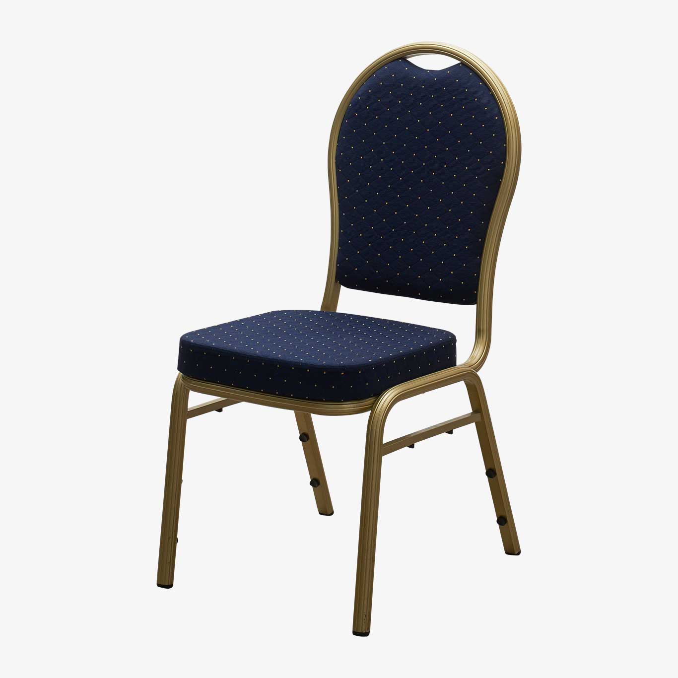 Bankettstolar med blått tyg