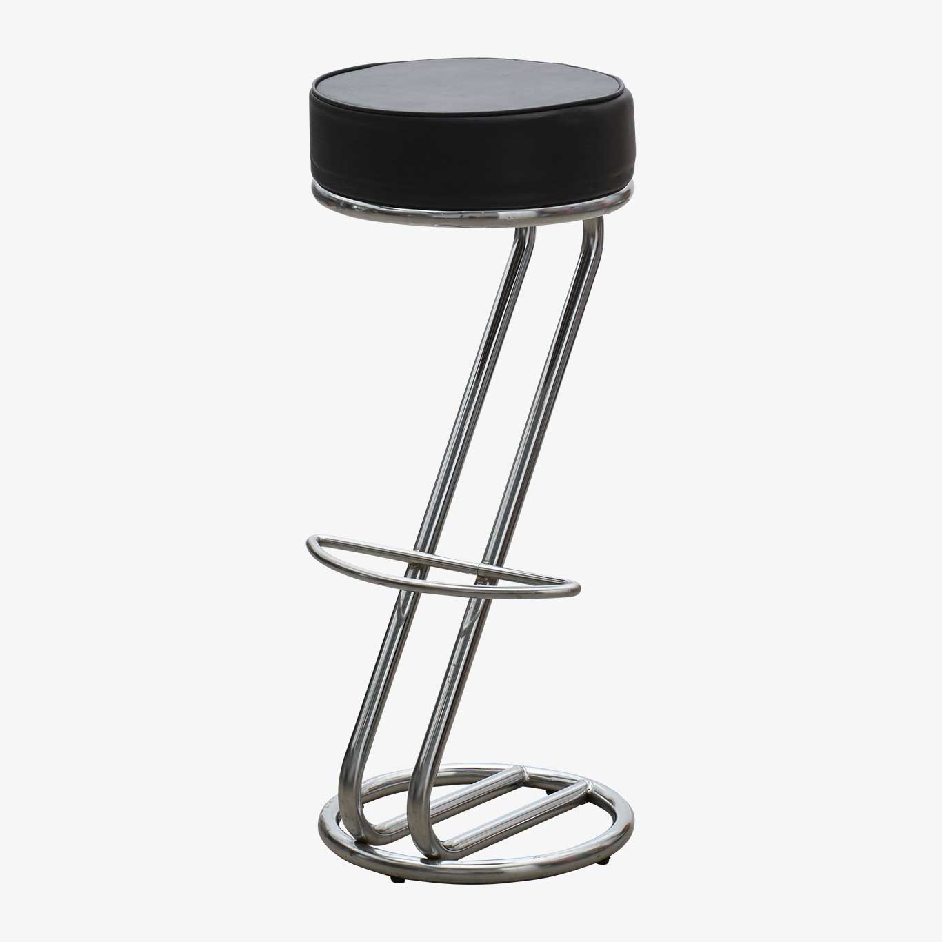 Barpallar med svart konstläder