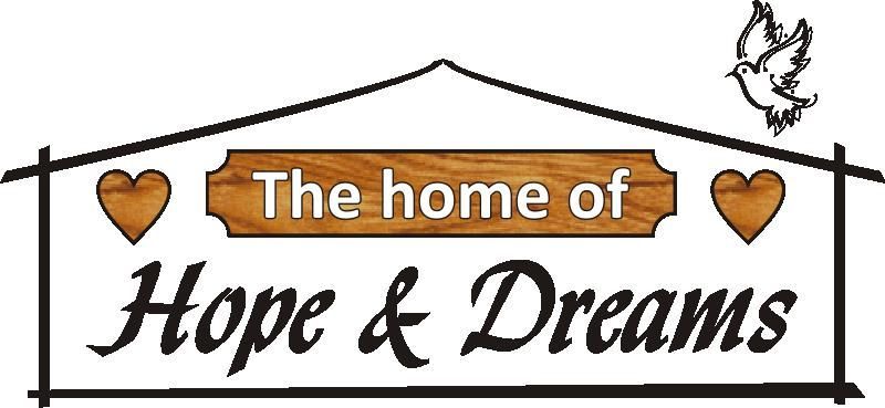 Logo: Huisvorm met de tekst