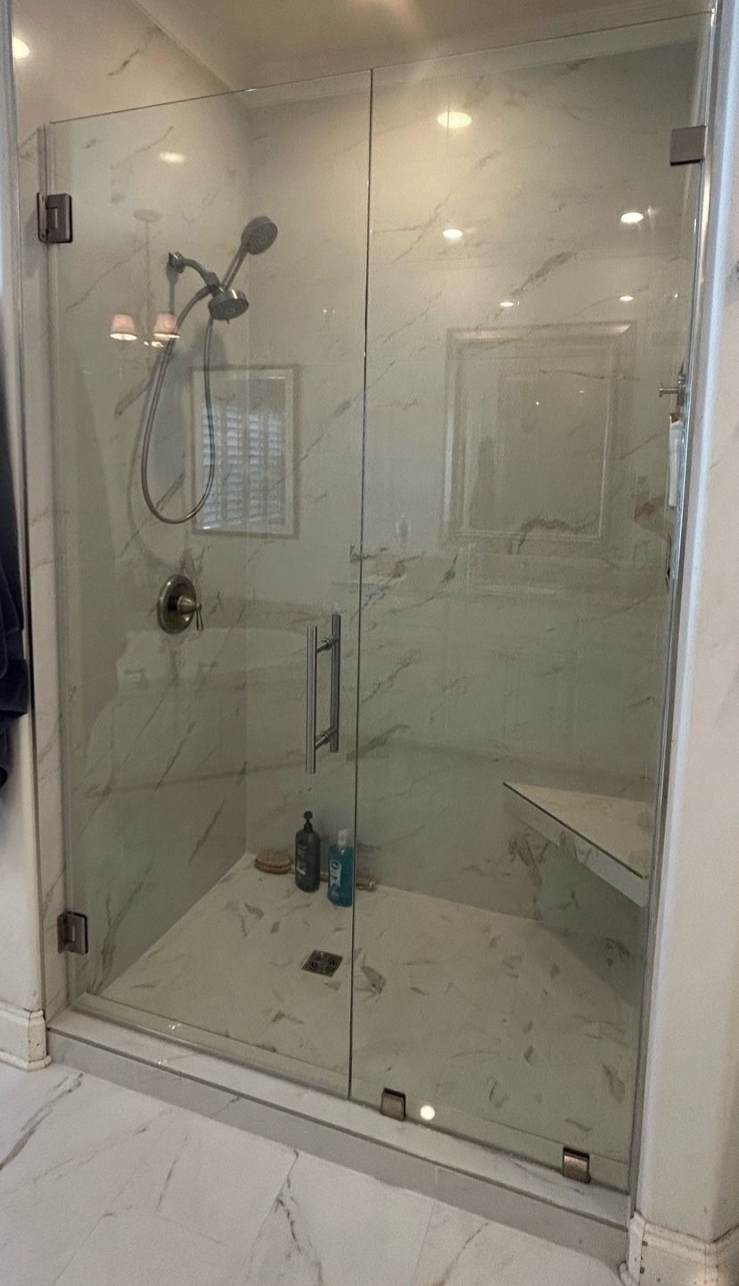 Frameless shower door 161