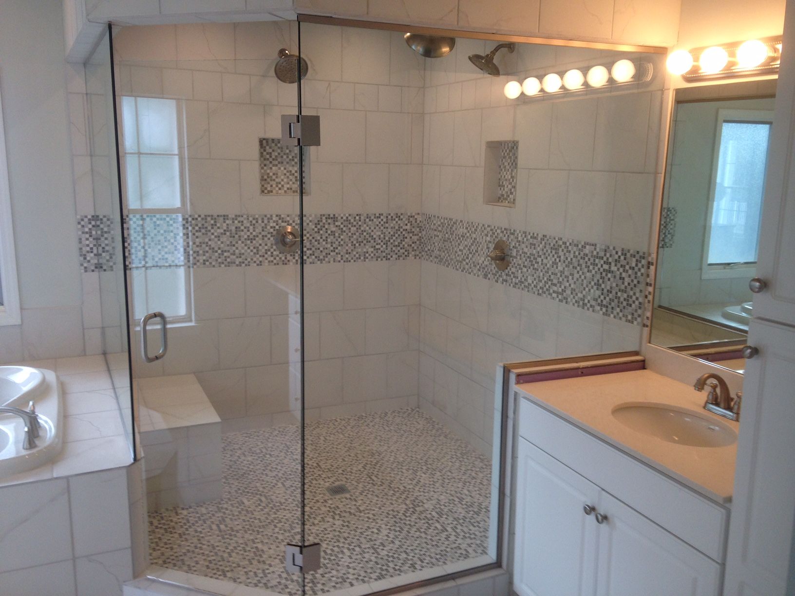 Frameless shower door 152