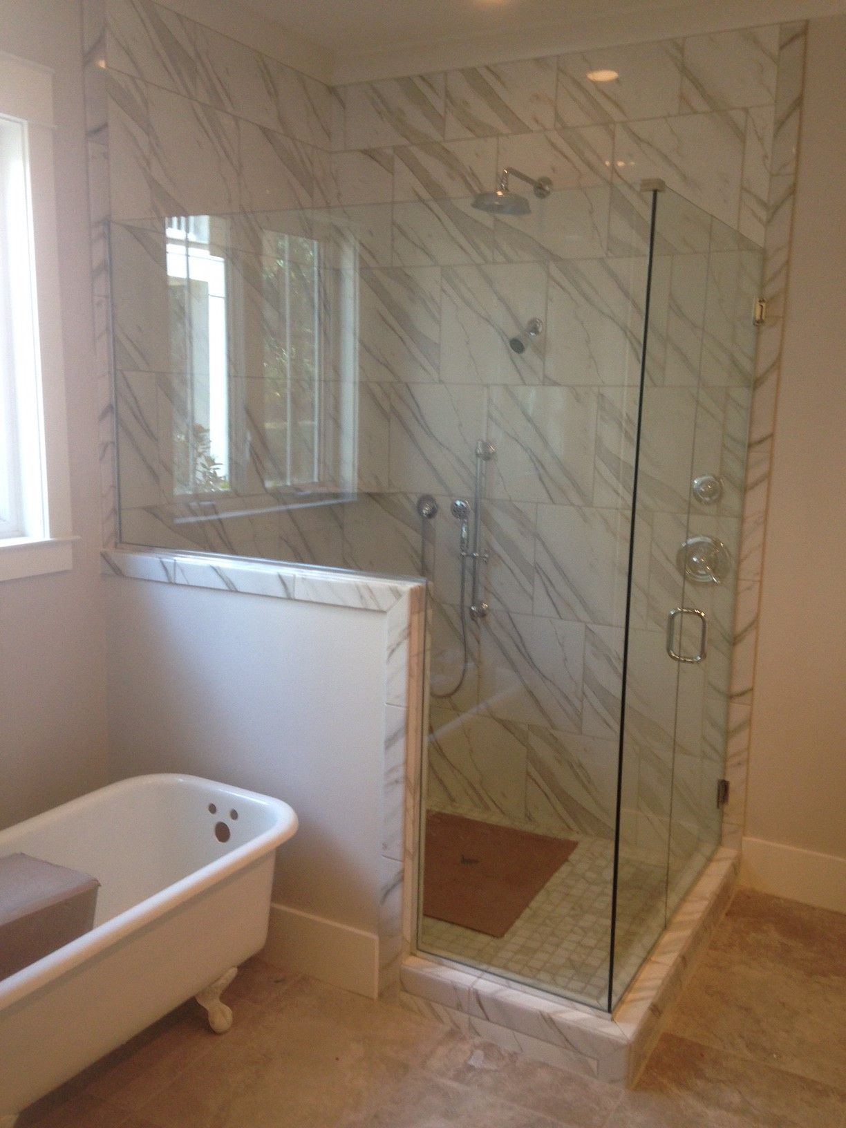 Frameless shower door 151